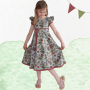 Patron robe enfant pdf Frühlingskleid AnniNanni, en allemand