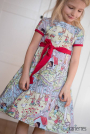 Patron robe enfant pdf Frühlingskleid AnniNanni, en allemand