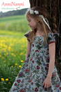 Patron robe enfant pdf Frühlingskleid AnniNanni, en allemand
