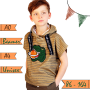 Patron t-shirt à capuche enfant pdf Sommerwind AnniNanni, en allemand