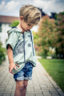Patron t-shirt à capuche enfant pdf Sommerwind AnniNanni, en allemand