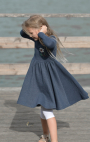 Patron robe enfant pdf kleines Ballerina-Kleid AnniNanni, en allemand