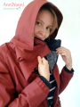 Patron veste femme pdf Windkuschler AnniNanni, en allemand