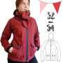 Patron veste femme pdf Windkuschler AnniNanni, en allemand