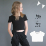 Patron t-shirt fille pdf AnniNanni, en allemand