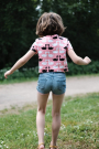 Patron t-shirt fille pdf AnniNanni, en allemand