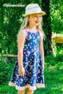 Patron robe enfant pdf Strandtänzerin AnniNanni, en allemand
