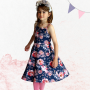 Patron robe enfant pdf Strandtänzerin AnniNanni, en allemand