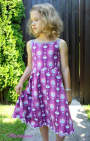 Patron robe enfant pdf Strandtänzerin AnniNanni, en allemand