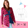 Patron cardigan femme pdf AnniNanni, en allemand
