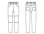 E-Book B-Trendy P1116 Broek Levi, nederlands