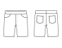 E-Book B-Trendy P1175 Shorts Joshua