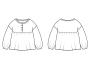 E-book B-Trendy P1179 Blouse Viola, Nederlands