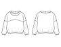 Patron sweat-shirt enfant pdf Rosie P1196 B-Trendy, en français