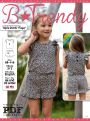 E-Book B-Trendy P1202 Faya Top & Shorts Kids