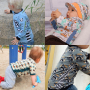 Patron t-shirt enfant pdf United Stripes Berlinerie, en allemand