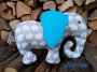 Patron coussin cervical Éléphant pdf CoelnerLiebe, en allemand