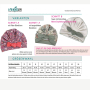 Patron bonnet turban enfant pdf Alma CreaResa, en allemand