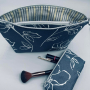Patron kit trousses maquillage pdf Finia Cutting Corners Design, en allemand