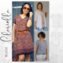 Patron blouse / tunique / robe femme pdf Clariella drei eM's, en allemand