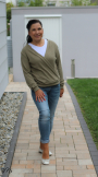 E-Book drei eM's Cardigan - Pullover Villarosa, duits