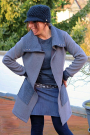 Patron cardigan femme pdf Madone drei eM's, en allemand