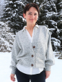 Patron cardigan femme pdf Obereggen drei eM's, en allemand