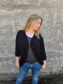 Patron cardigan femme pdf Rovito drei eM's, en allemand