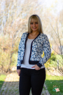 Patron cardigan femme pdf Varenne drei eM's, en allemand