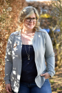 Patron cardigan femme pdf Varenne drei eM's, en allemand