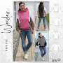 E-book drei eM's Dames Hoodie Weiden, Duits