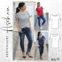 E-book drei eM's Damen Knotenshirt ASCHAU, Duits