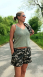 E-book drei eM's Dames Shorts Naila, Duits