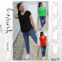 E-book drei eM's Damenshirt Freising + gratis plot, Duits