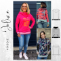 Patron sweat-shirt femme pdf Joline drei eM's, en allemand