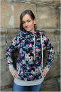 Patron sweat-shirt femme pdf Joline drei eM's, en allemand
