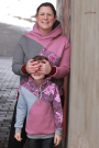 E-Book drei eM's Hoodie Schio Kids- Women, duits