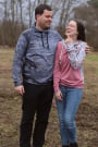 E-Book drei eM's Hoodie Schio Men- Women, duits