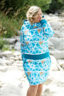 E-Book drei eM's Hoodie/hoodiejurk Julieta, Duits