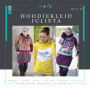 E-Book drei eM's Hoodie/hoodiejurk Julieta, Duits