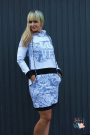 E-Book drei eM's Hoodie/hoodiejurk Julieta, Duits