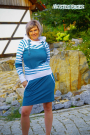 E-Book drei eM's Hoodie/hoodiejurk Julieta, Duits