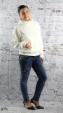 Patron sweat-shirt / pullover femme pdf Ginosa drei eM's, en allemand