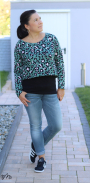 Patron sweat-shirt raglan femme pdf drei eM's, en allemand