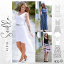 Patron robe femme pdf Scilla drei eM's, en allemand