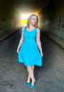 Patron robe femme pdf Scilla drei eM's, en allemand