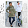 E-Book drei eM's Longhoodie Cortina, duits