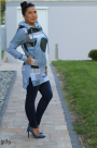 E-Book drei eM's Longhoodie Cortina, duits
