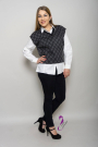 Patron pullover / sweat-shirt femme pdf Schenna drei eM's, en allemand