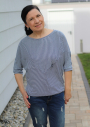 Patron t-shirt femme pdf Hemau drei eM's, en allemand
